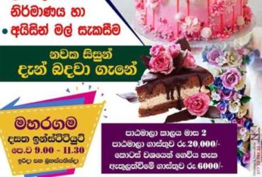 Cake making and decoration classes